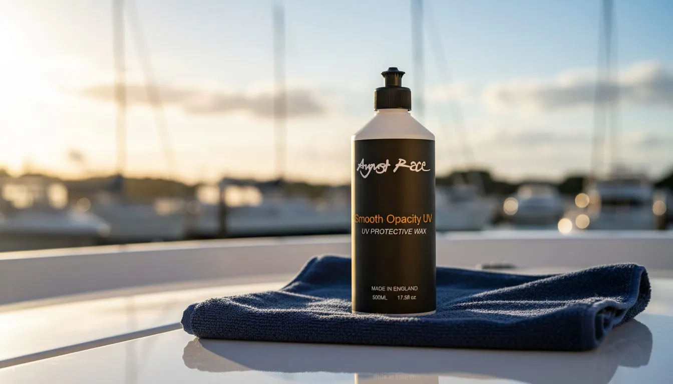Smooth Opacity UV protective wax for boat UV protection