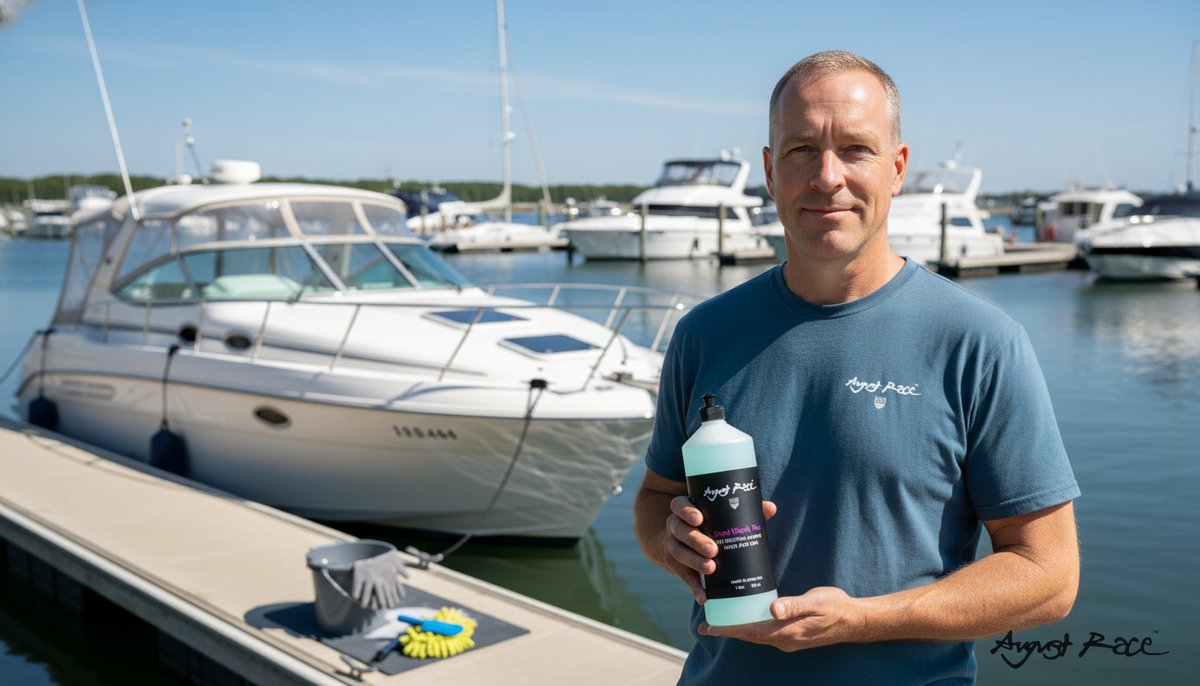 Best Boat Wash for Marinas: August Race Boat Wash Pro (UGC)