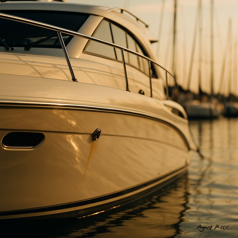 Professional marine maintenance demonstration showing professional gelcoat restoration vs diy - clear winner